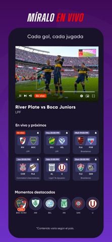 Fanatiz: Fútbol en Vivo iPhone screenshot 2