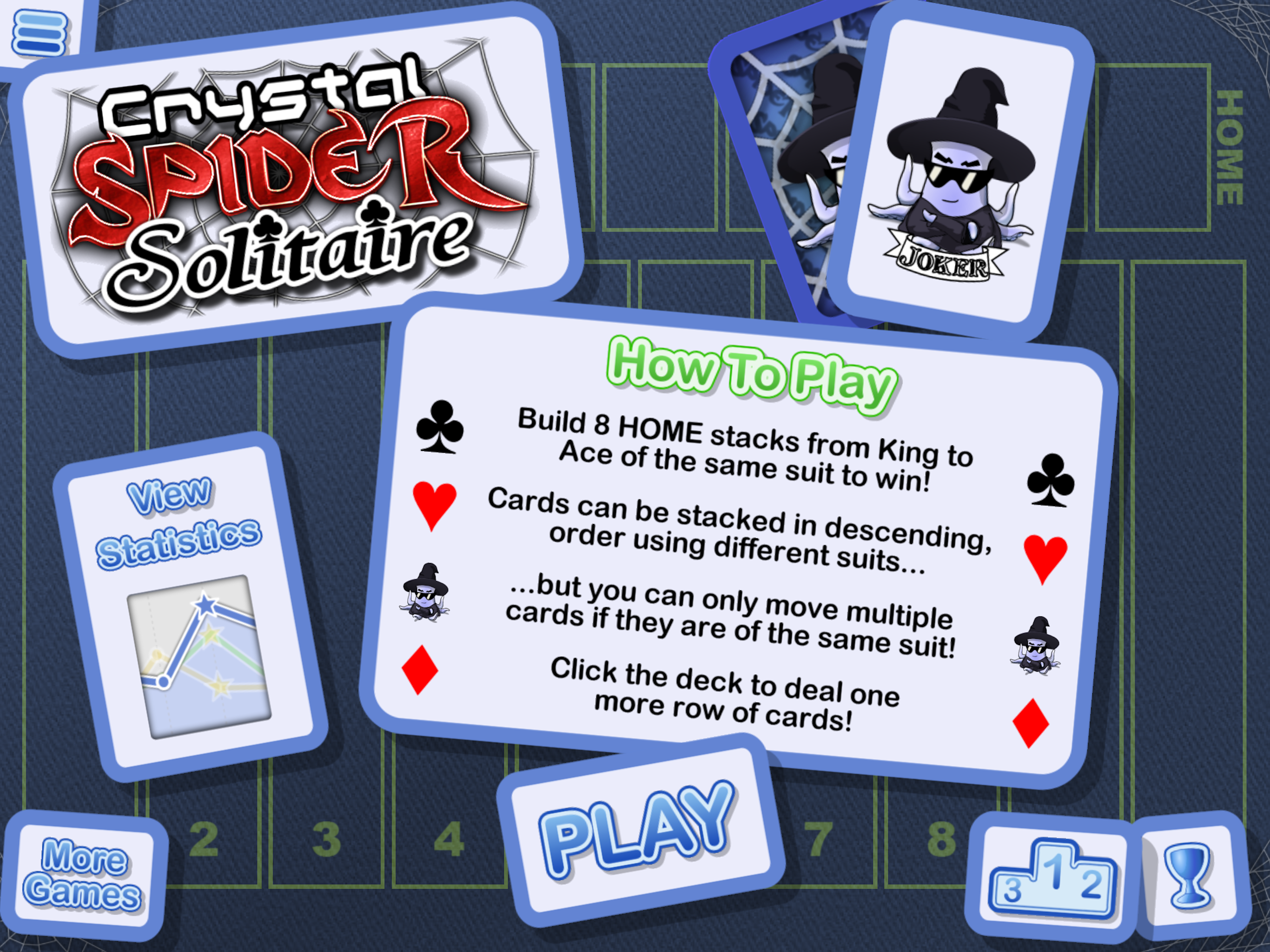 Crystal Spider Solitaire