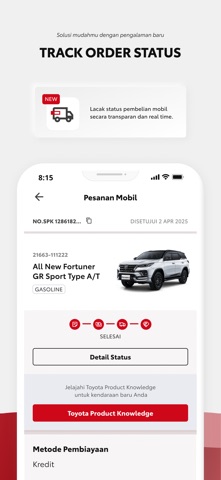 mTOYOTA iPhone screenshot 2
