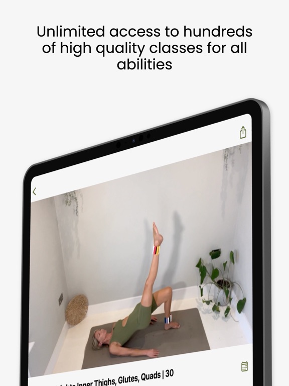 Shape Pilates London iPad screenshot 4 - Health & Fitness app