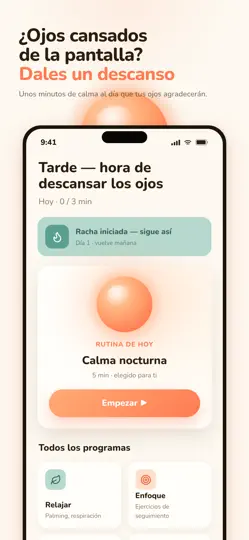 Captura de pantalla de Calmeye: AI Vista Y Ojos en iPhone 1