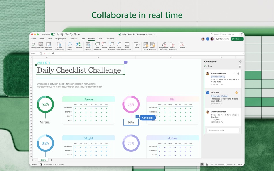 #5. Microsoft Excel (macOS) Podle: Microsoft Corporation