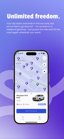 Leo Autopartage - Carshare iPhone screenshot