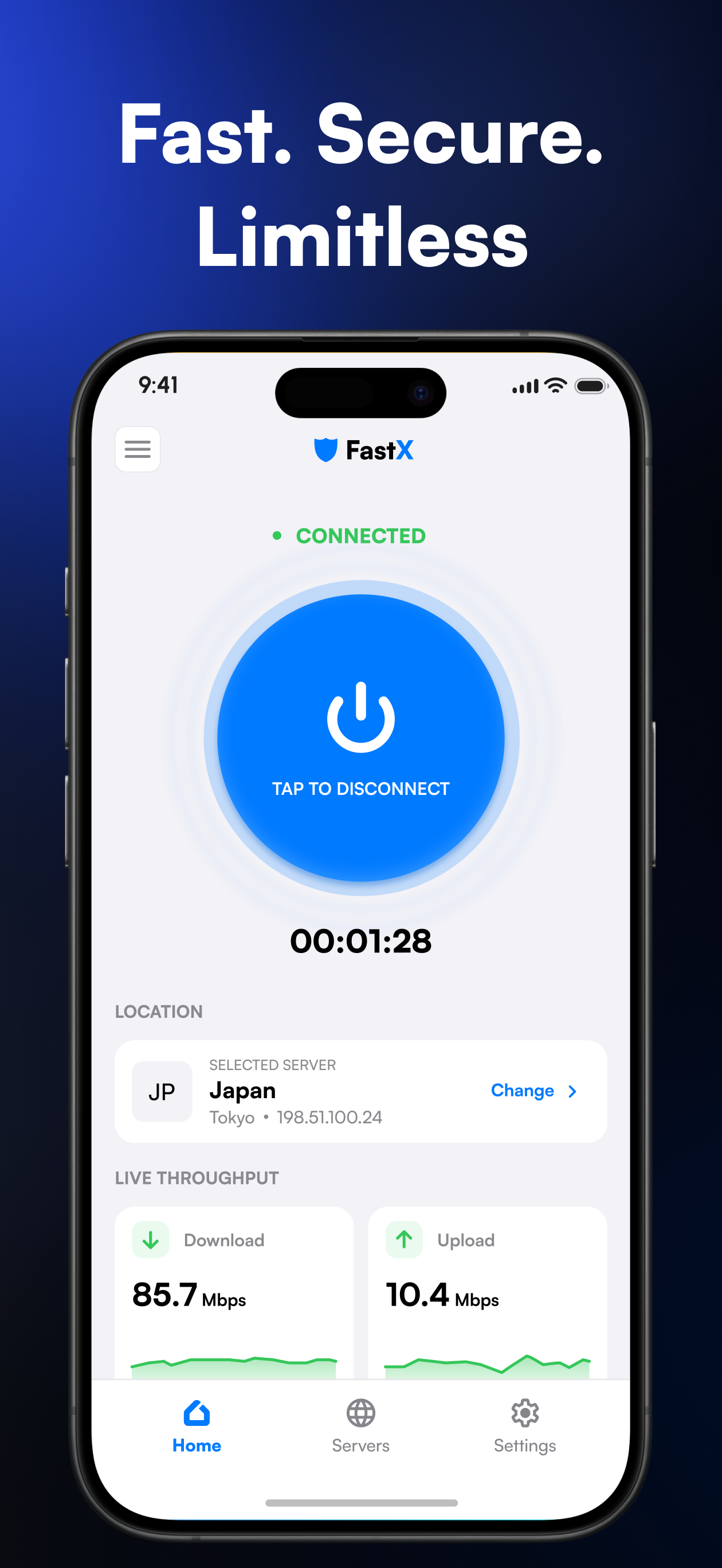 CyberX VPN Fast & Secure screenshot 2