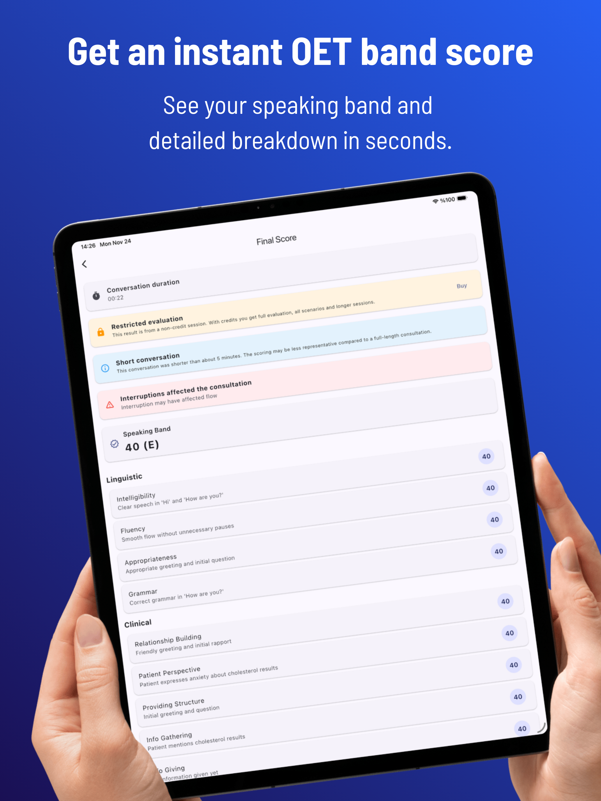 OET AI Speaking Practice: Oety screenshot 16