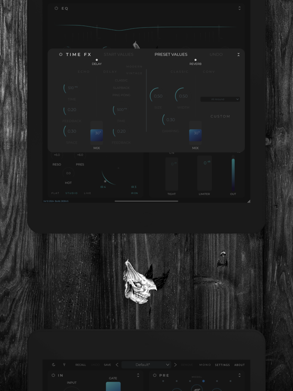 Rhino - Guitar Amp Sim iPad screenshot 7 - Music app