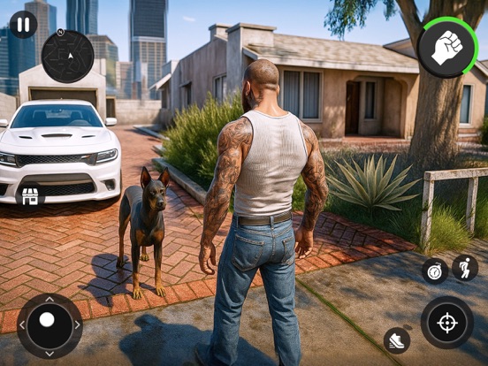 Real Gangster World Theft Wars iPad screenshot 1 - Games app