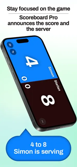 Table Tennis Scoreboard Pro screenshot 1