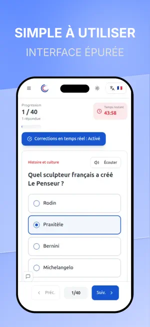 QCM Civique screenshot 1