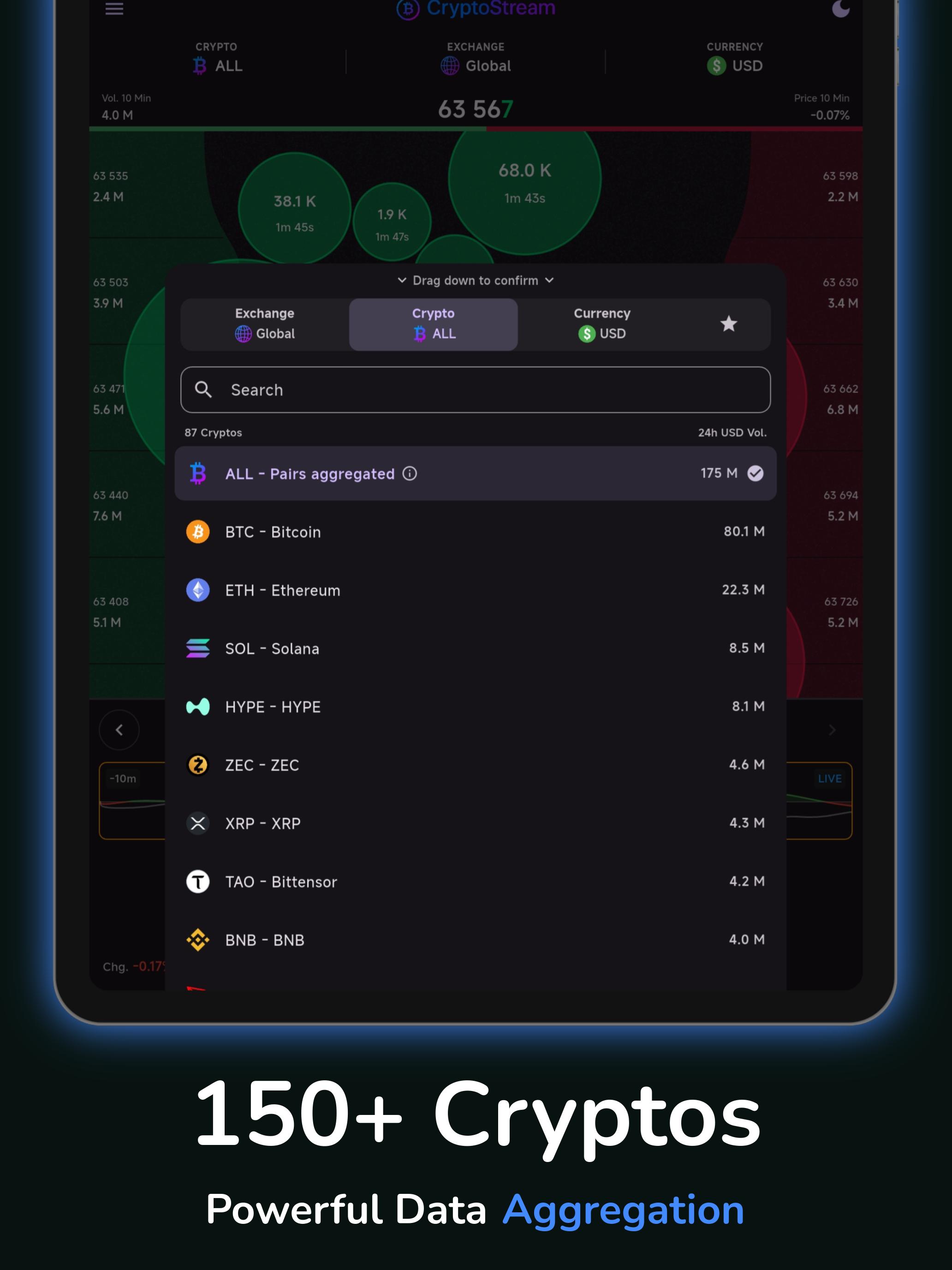 CryptoStream - Trade Bubbles screenshot 10
