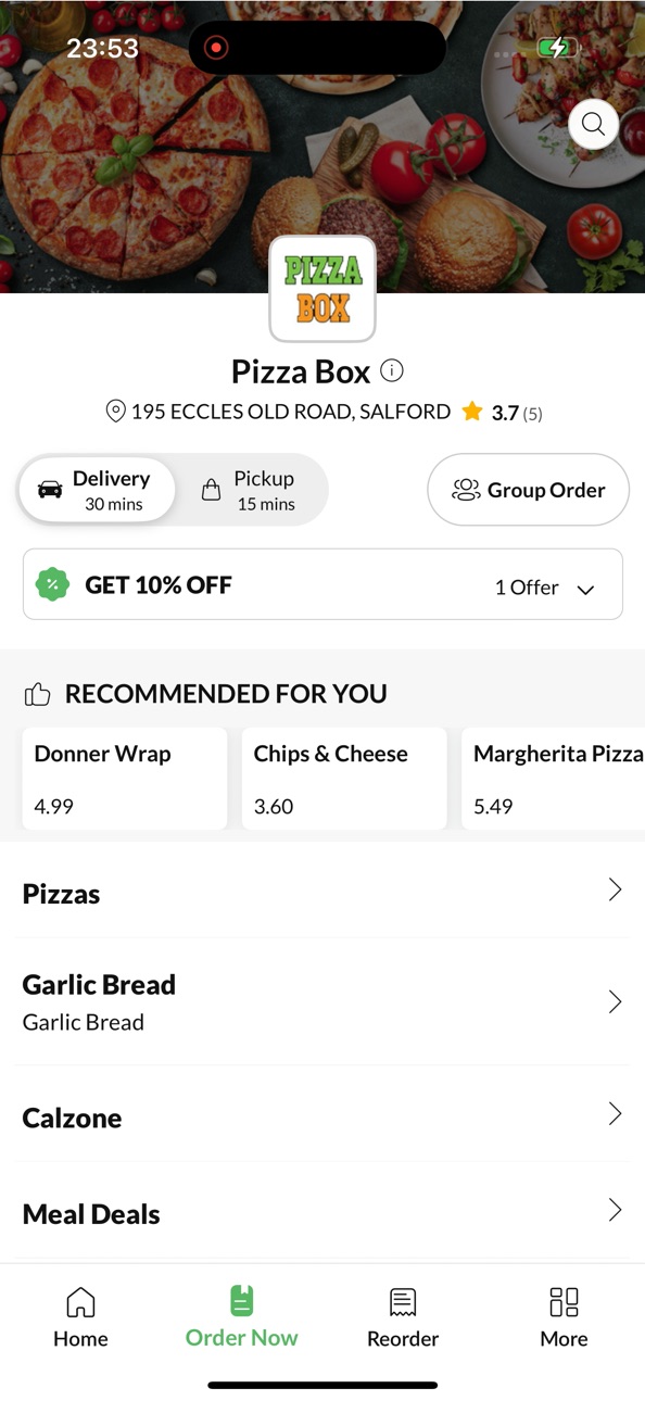 iPhone screenshot