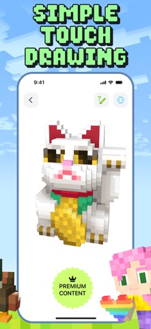 Voxel Coloring – Minecraft Art Screenshot 2 of 3