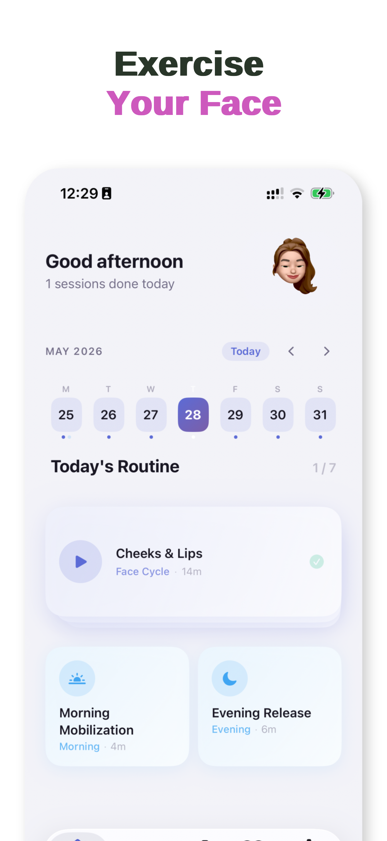 Face Cycle - Facial Exercises screenshot 4