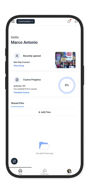 RCN Activism screenshot 1