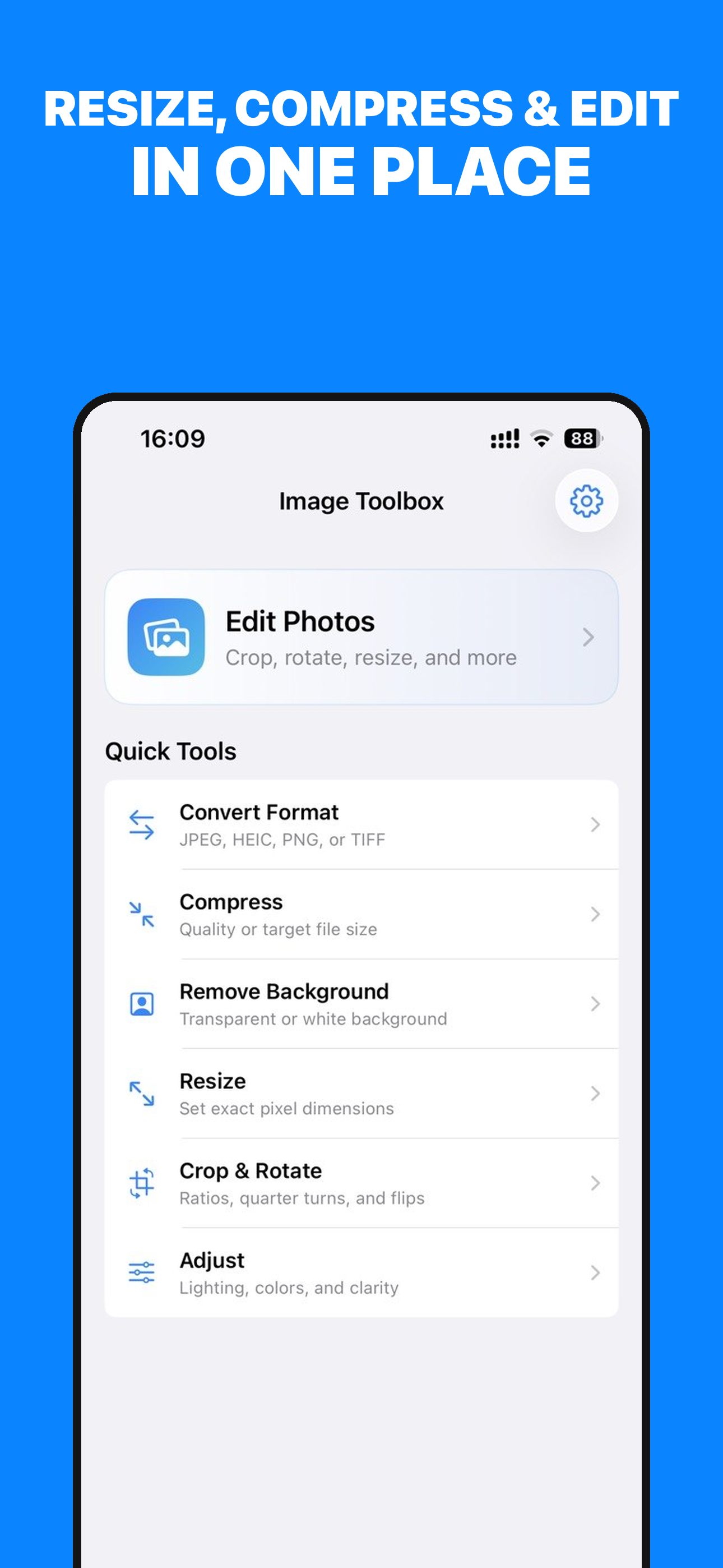 JPEG Converter & Photo Editor screenshot 5