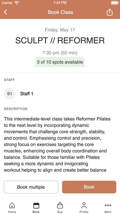 Sculpt Studio Fitness Screenshot