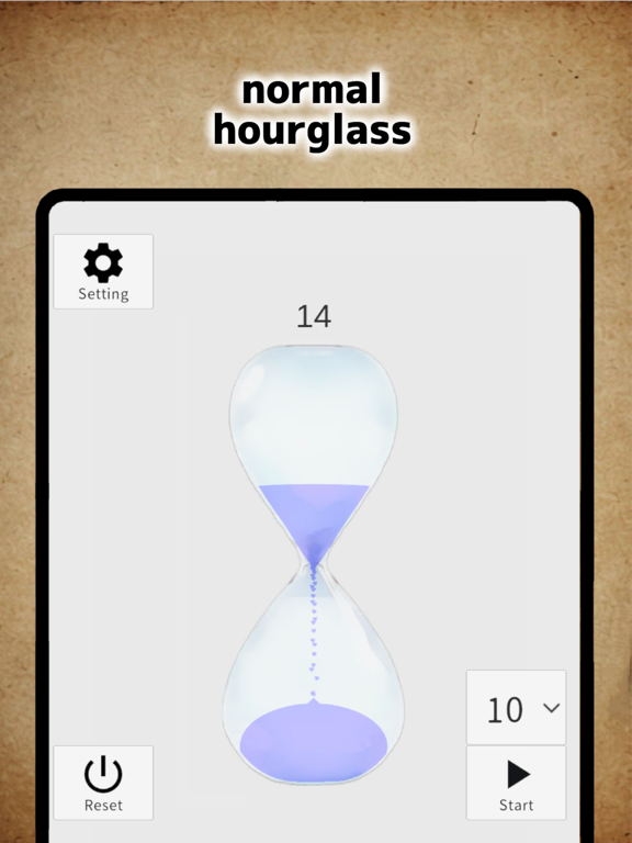 hourglass alarm timer