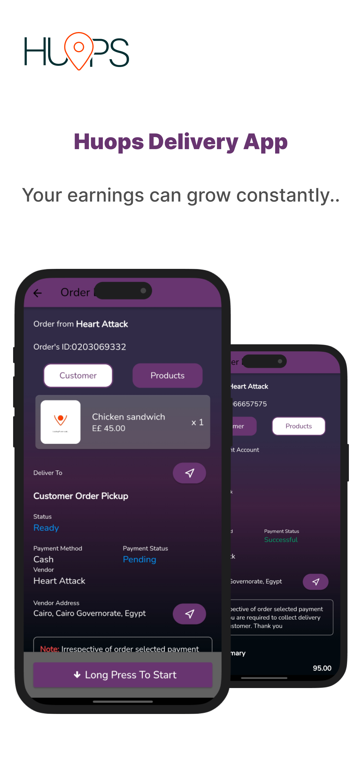 Huops | Delivery screenshot 4