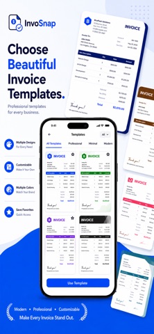 InvoSnap – Smart Invoice Maker Screenshot 2 of 5