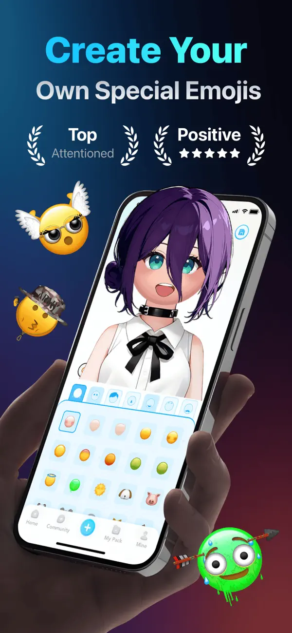 Screenshot #1 pour Emoji Maker - Top Emoji