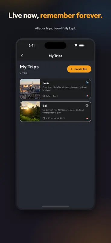Triplium — AI Travel Journal screenshot 5 of 7