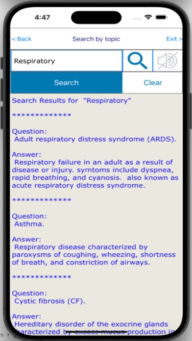 Respiratory Therapist Exam RRT Screenshot