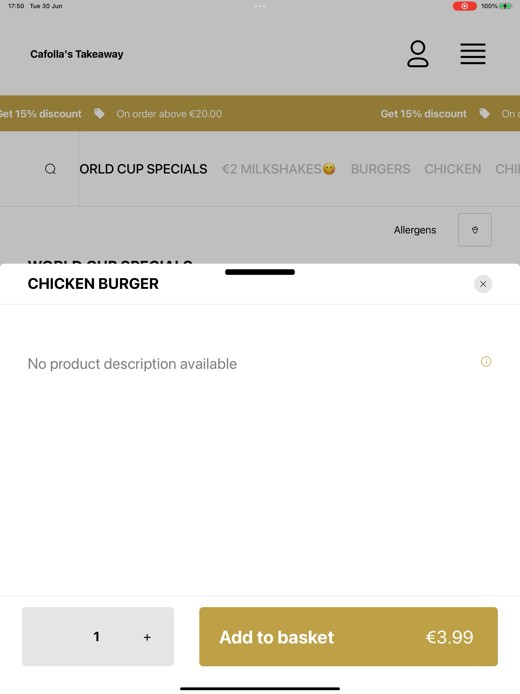 Cafolla's Takeaway screenshot 16