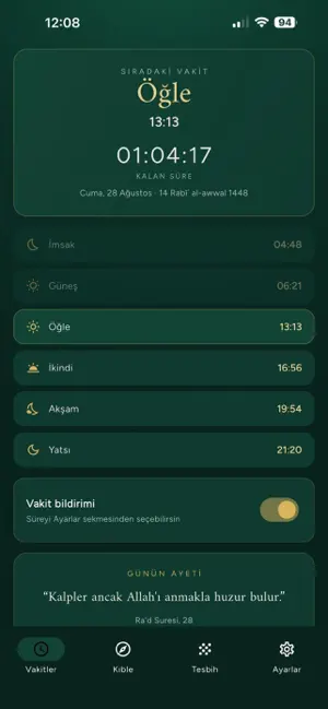 Namaz Vakti: Yeşil Kubbe screenshot 1