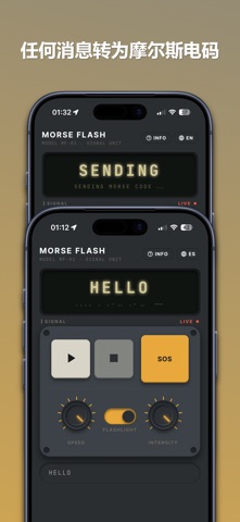 Morse Flashlight Pro screenshot