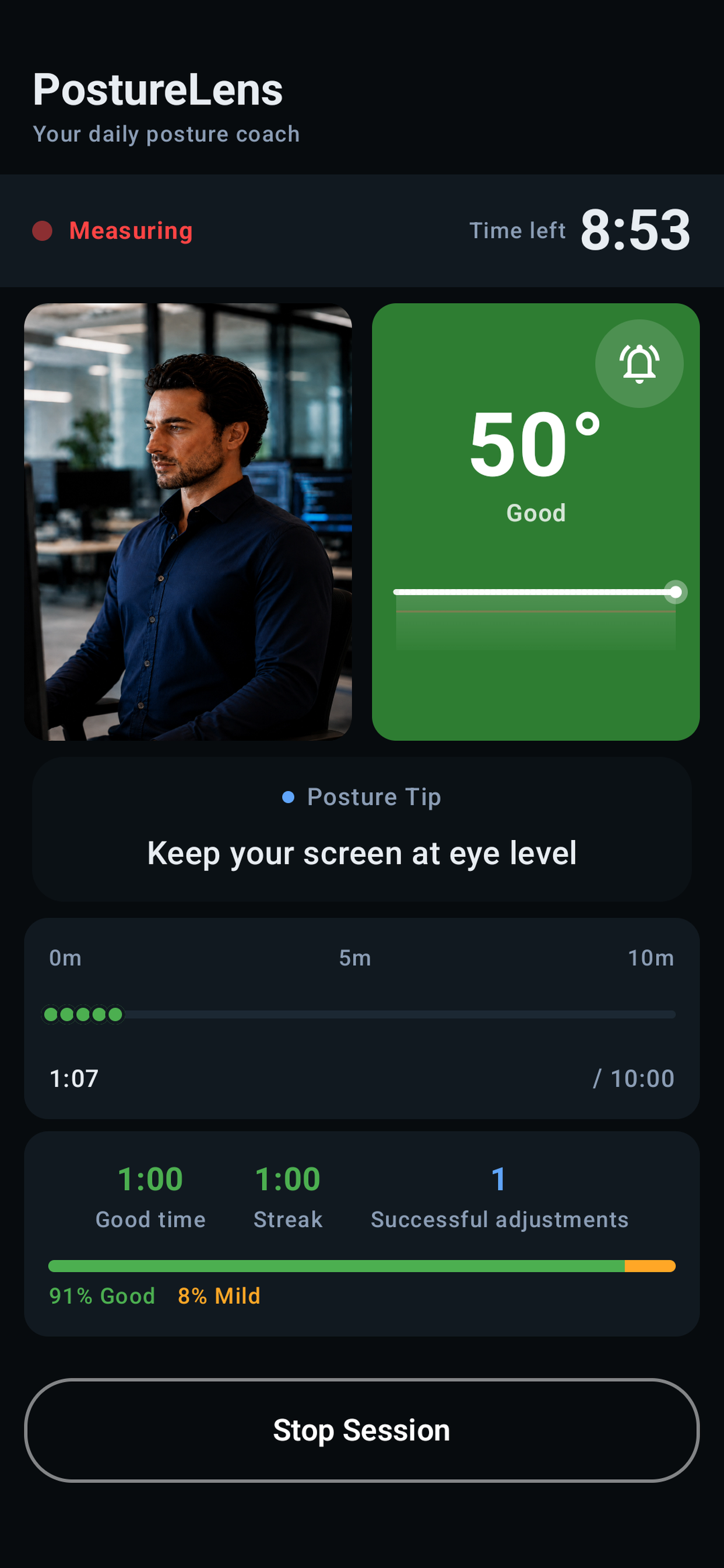 PostureLens: AI Posture Coach screenshot 2