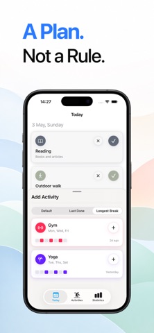 Habit Tracker & Daily Routines iPhone screenshot