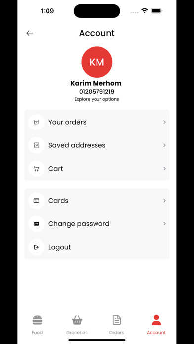 InPlace: Food & Groceries Screenshot