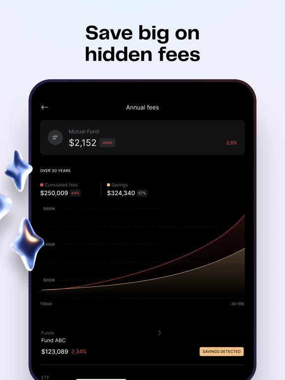 Finary: Budget & Money Tracker iPad screenshot 6 - Finance app