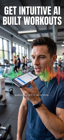 Voice Gym Workout Tracker Bolo screenshot
