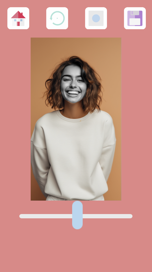 #2. Black & white photo editor (iOS) Podle: Alejandro Melero Zaballos