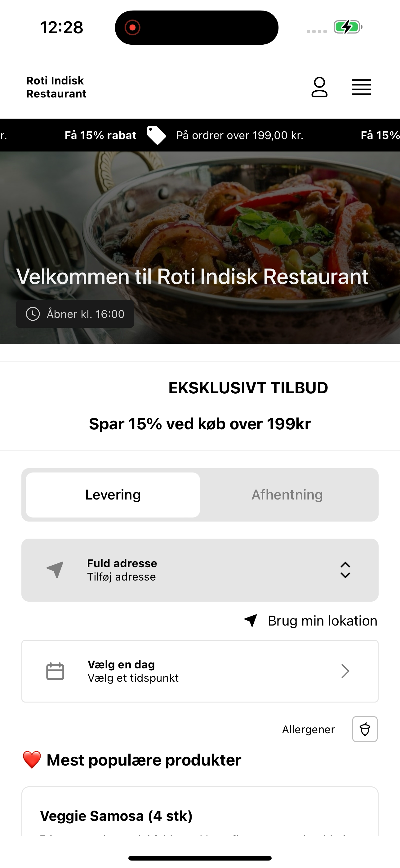 Roti Indisk Restaurant screenshot 5