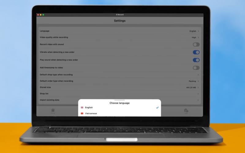 S-Record screenshot