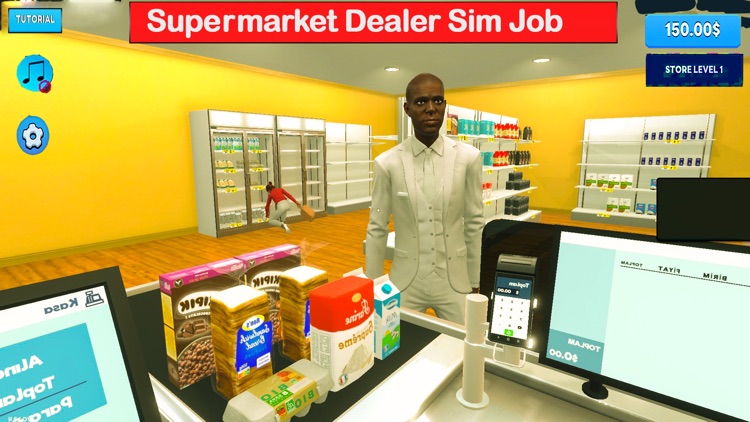 Supermarket Shop Sim Game 2024