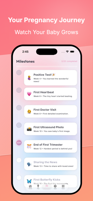 Ventria - Pregnancy Tracker Screenshot 2 of 4
