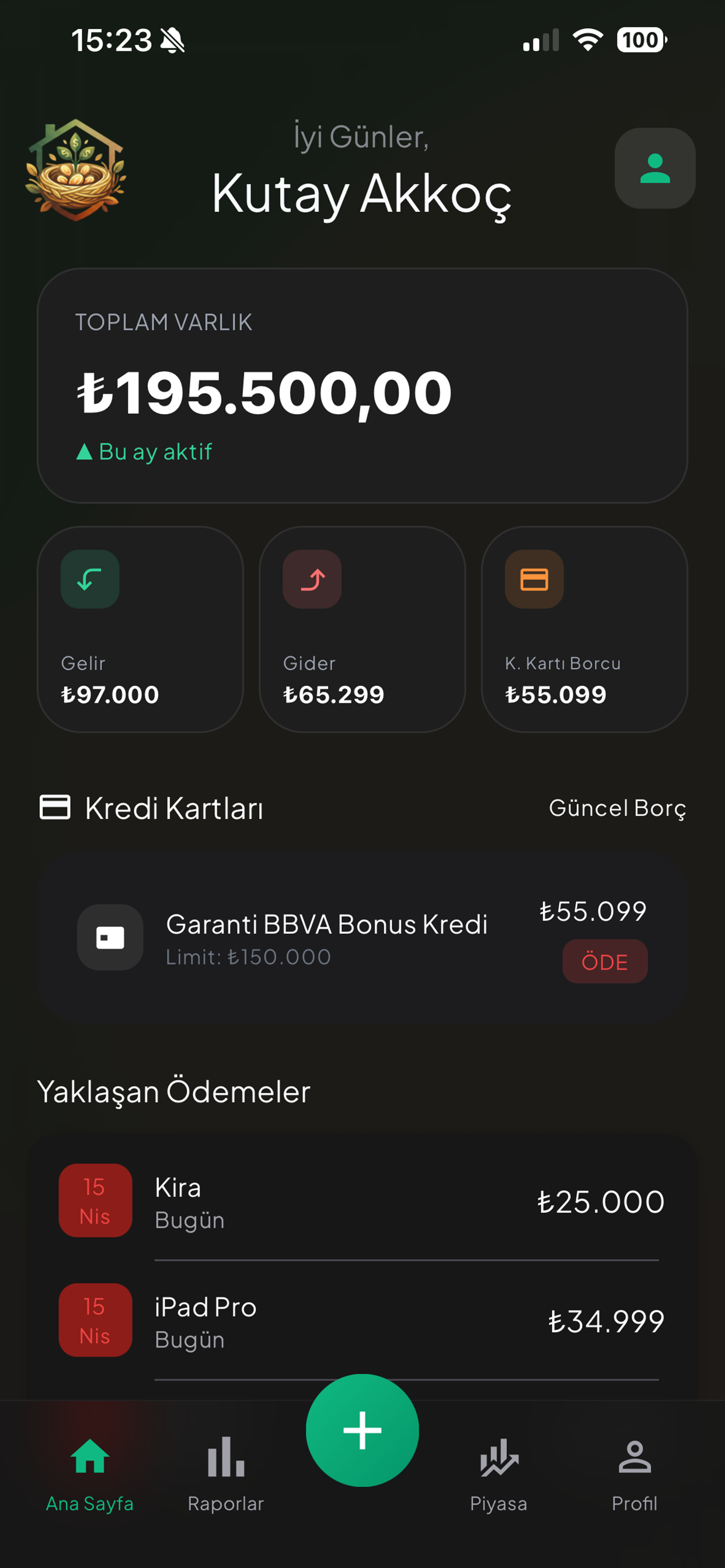 YuvaBudget - Bütçe Takip screenshot 2