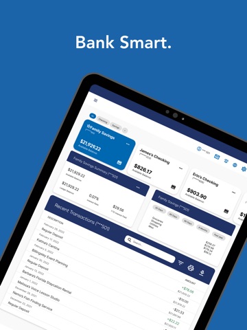 BankTennessee Digital Banking iPad screenshot