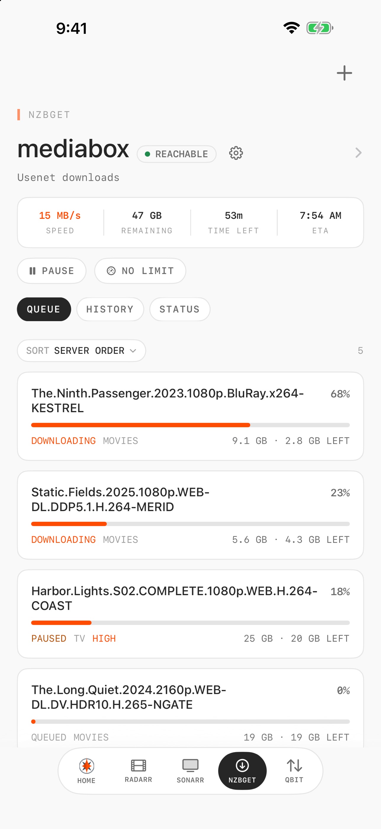 Screenshot 6 of lodestar: media stack remote