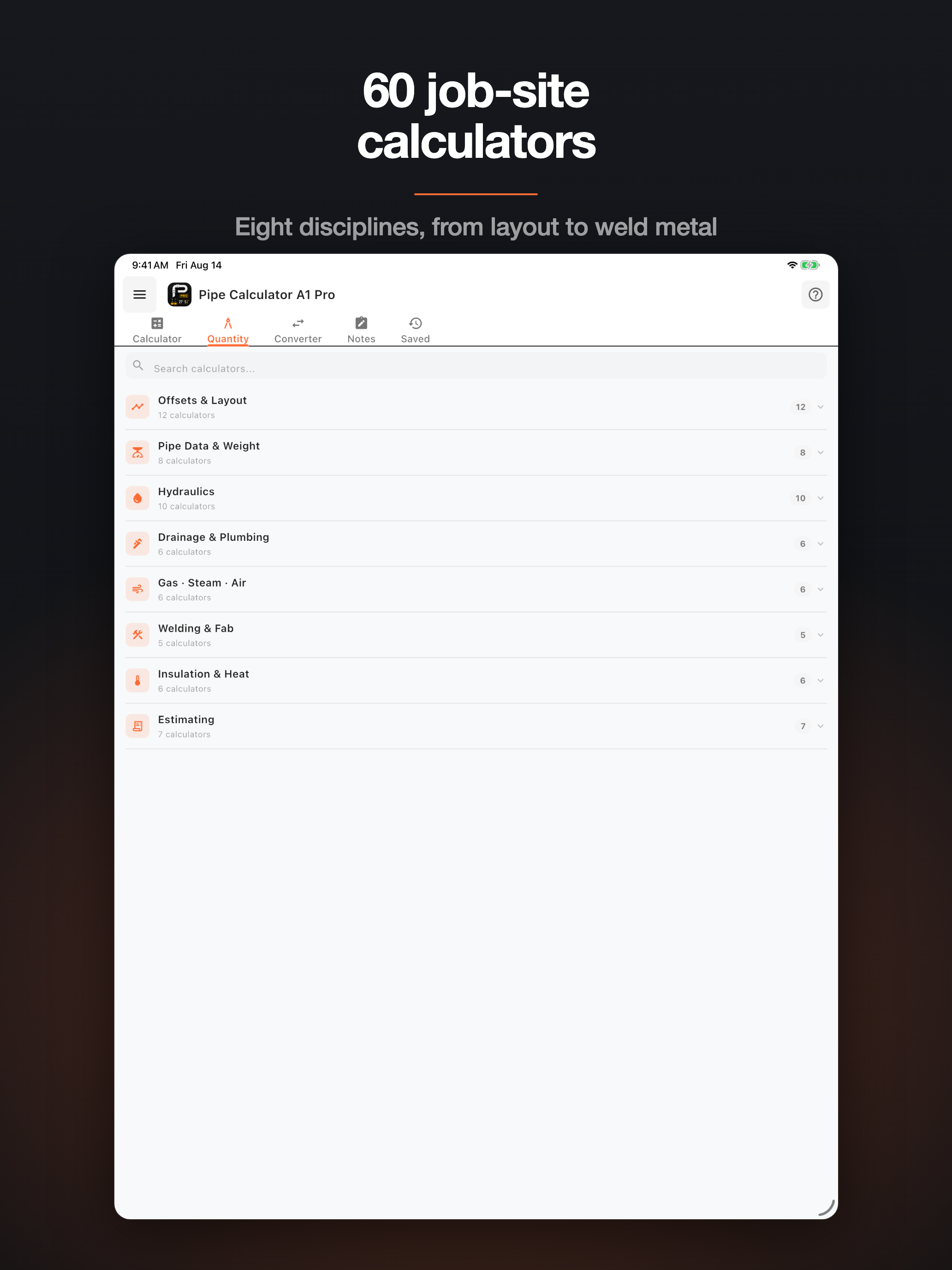 Pipe Calculator A1 Pro screenshot 11