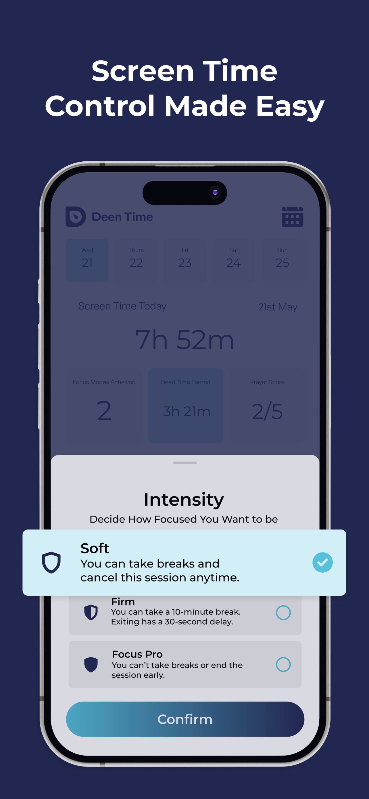 Deen Time: Screen Time Control