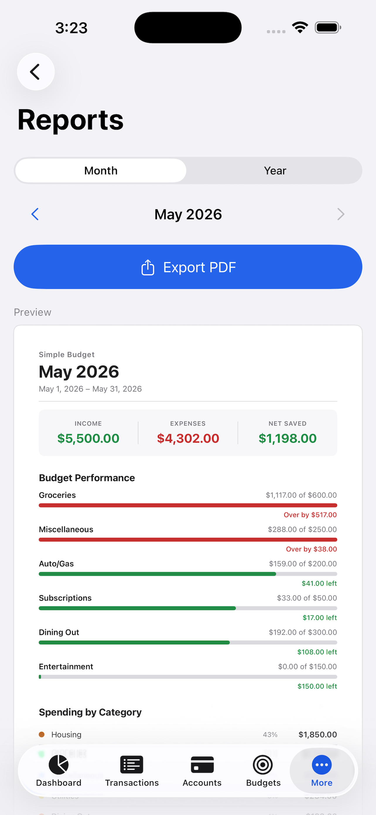 HomeTally — Family Budget screenshot 5