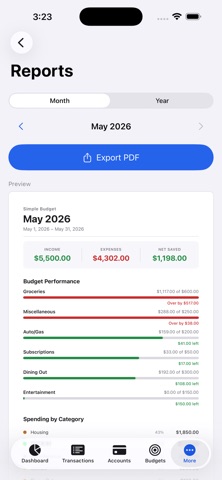 HomeTally — Family Budget screenshot