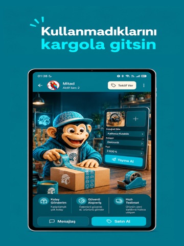 Hupgo – İlan Platformu iPad screenshot