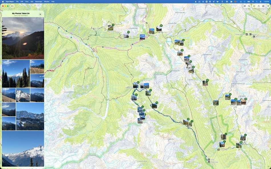 #4. Topo Maps+ (macOS) Ved: Glacier Peak Studios LLC