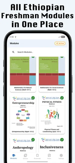 Freshman Modules - Ethio Study screenshot 2