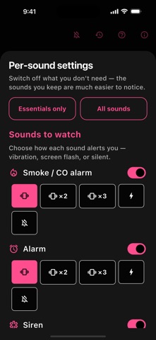 Sound ID · Baro iPhone screenshot